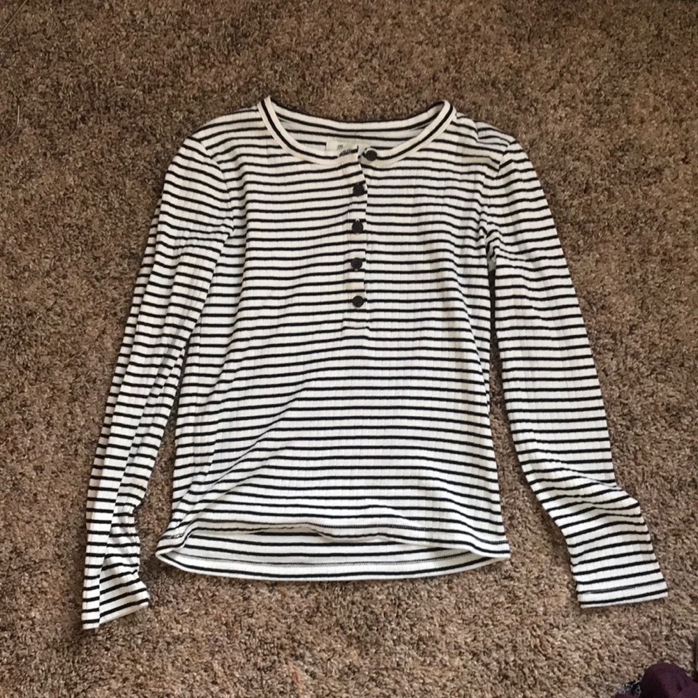 striped long sleeve shirt